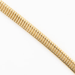 18-carat yellow gold Tubogas bracelet