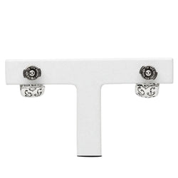 POIRAY Hoop Earrings in White Gold