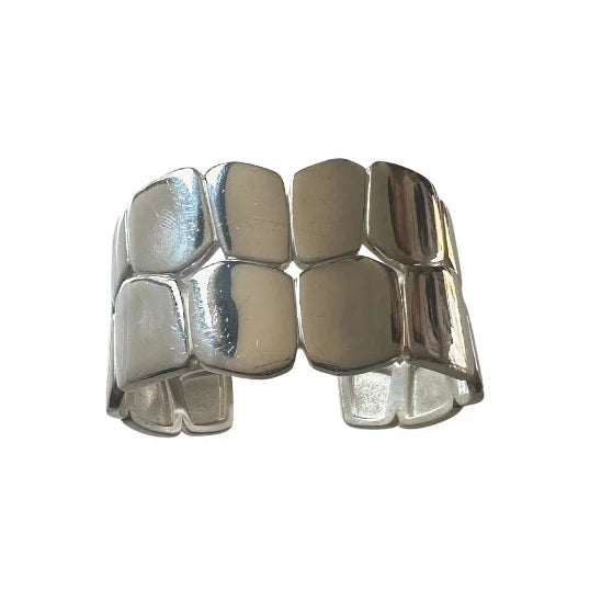 Bracelet Manchette HERMÈS Niloticus en argent