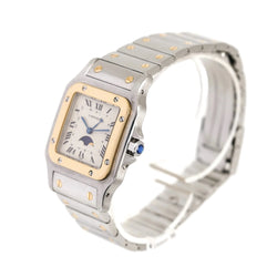 CARTIER "Santos" GM Watch in Yellow Gold and Stainless Steel