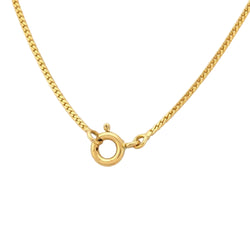 Necklace with a pendant in white gold, yellow gold, emeralds, and diamonds