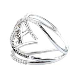White Gold Diamond Pave Ring