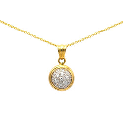 Yellow Gold and Diamond Pendant