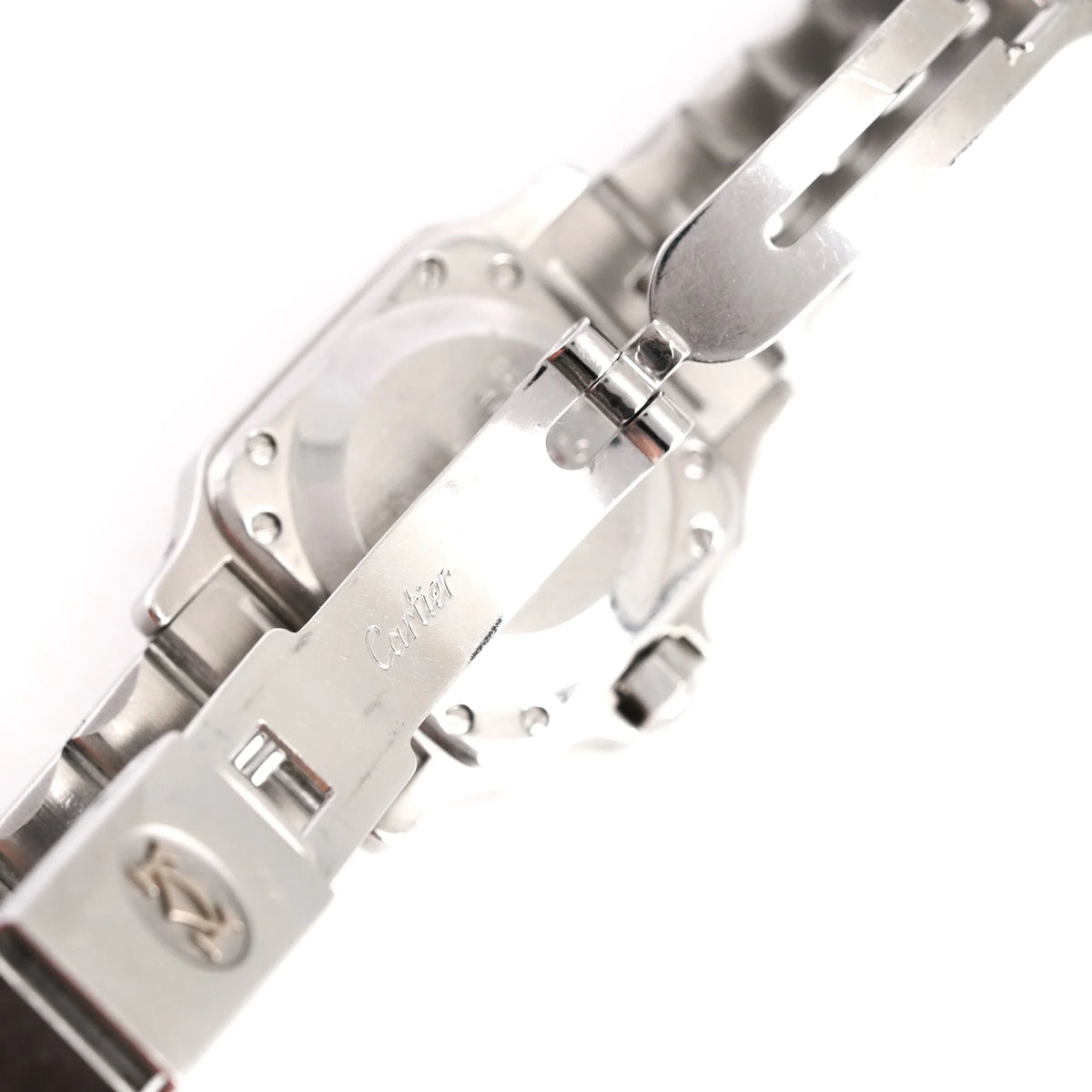 CARTIER "Santos" steel watch