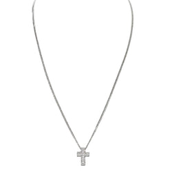 Collier Pendentif en or blanc et diamants