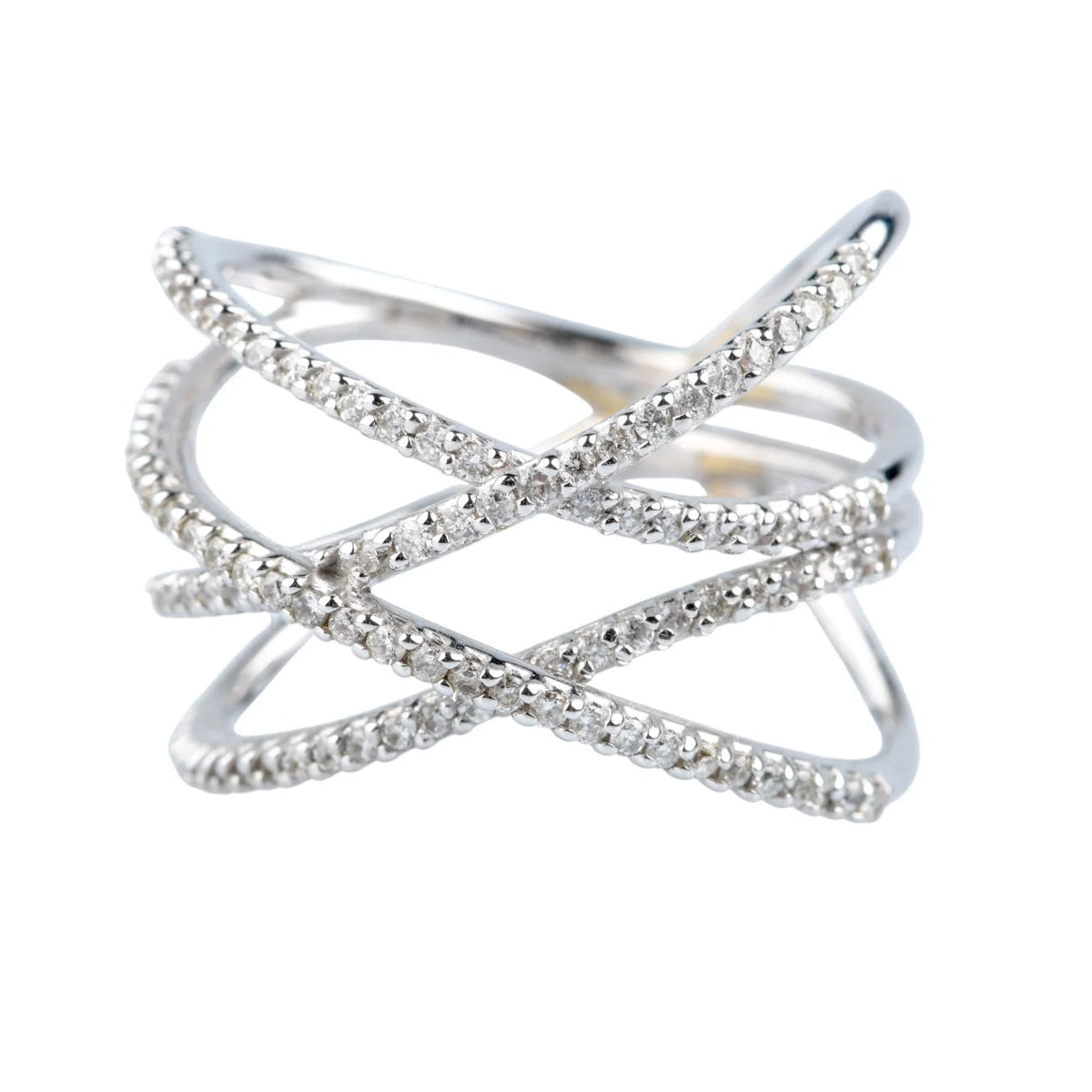 White Gold Diamond Pave Ring