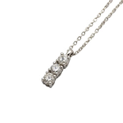 White Gold and Diamond Pendant Necklace
