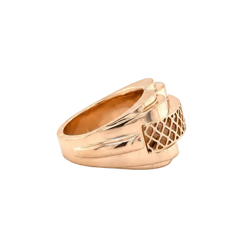 Rose gold Tank Ring