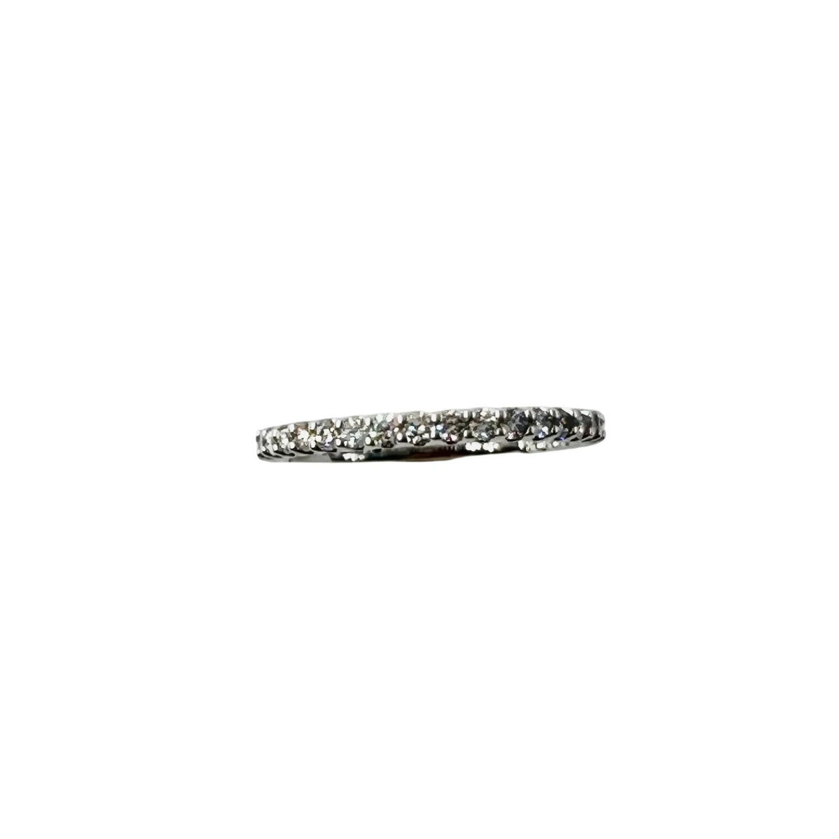 JULIETTE Wedding Band in White Gold and Diamonds
