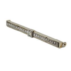 Yellow Gold, Platinum, and Diamond Brooch