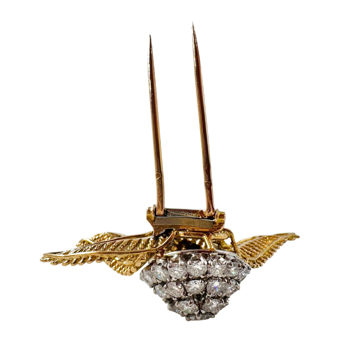 Broche BOUCHERON en or jaune et diamants