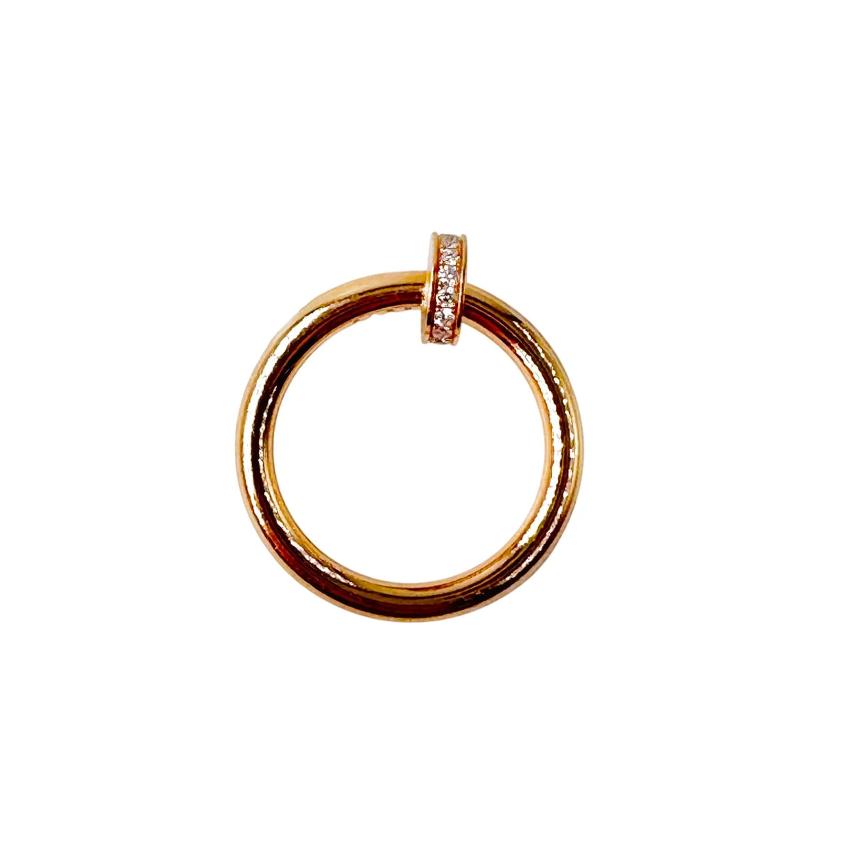 CARTIER "Juste un Clou" ring in rose gold and diamonds