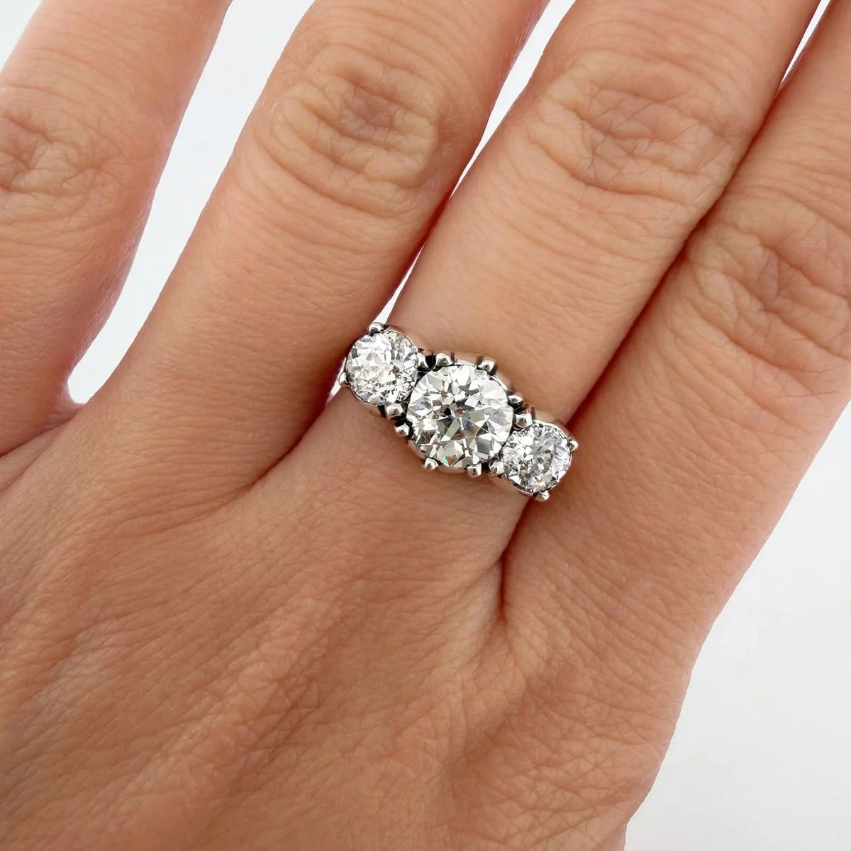 Bague Trilogie en or jaune et diamants