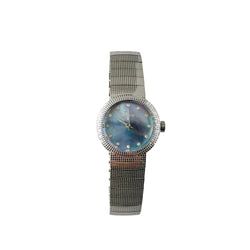 DIOR "La Baby D" Women's Watch in Steel, Mother-of-pearl, and Diamonds