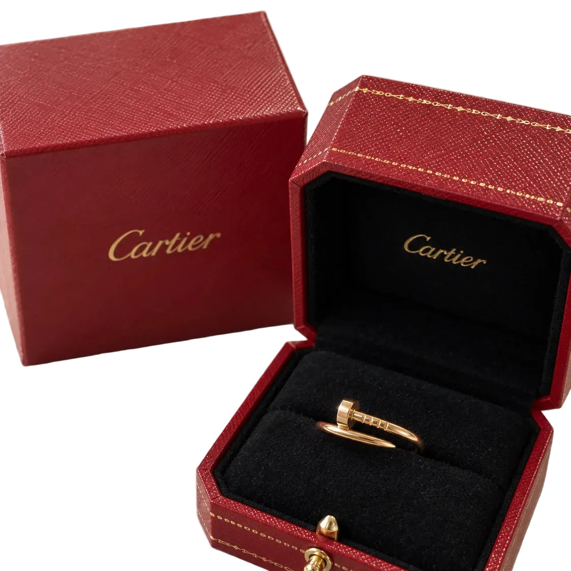 Bague Jonc CARTIER Juste un Clou en or rose