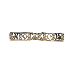 White Gold and Diamond Brooch