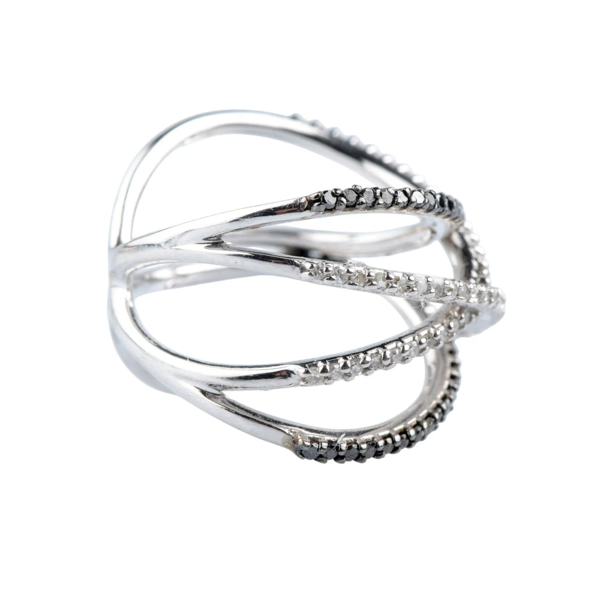 White Gold Diamond Pave Ring