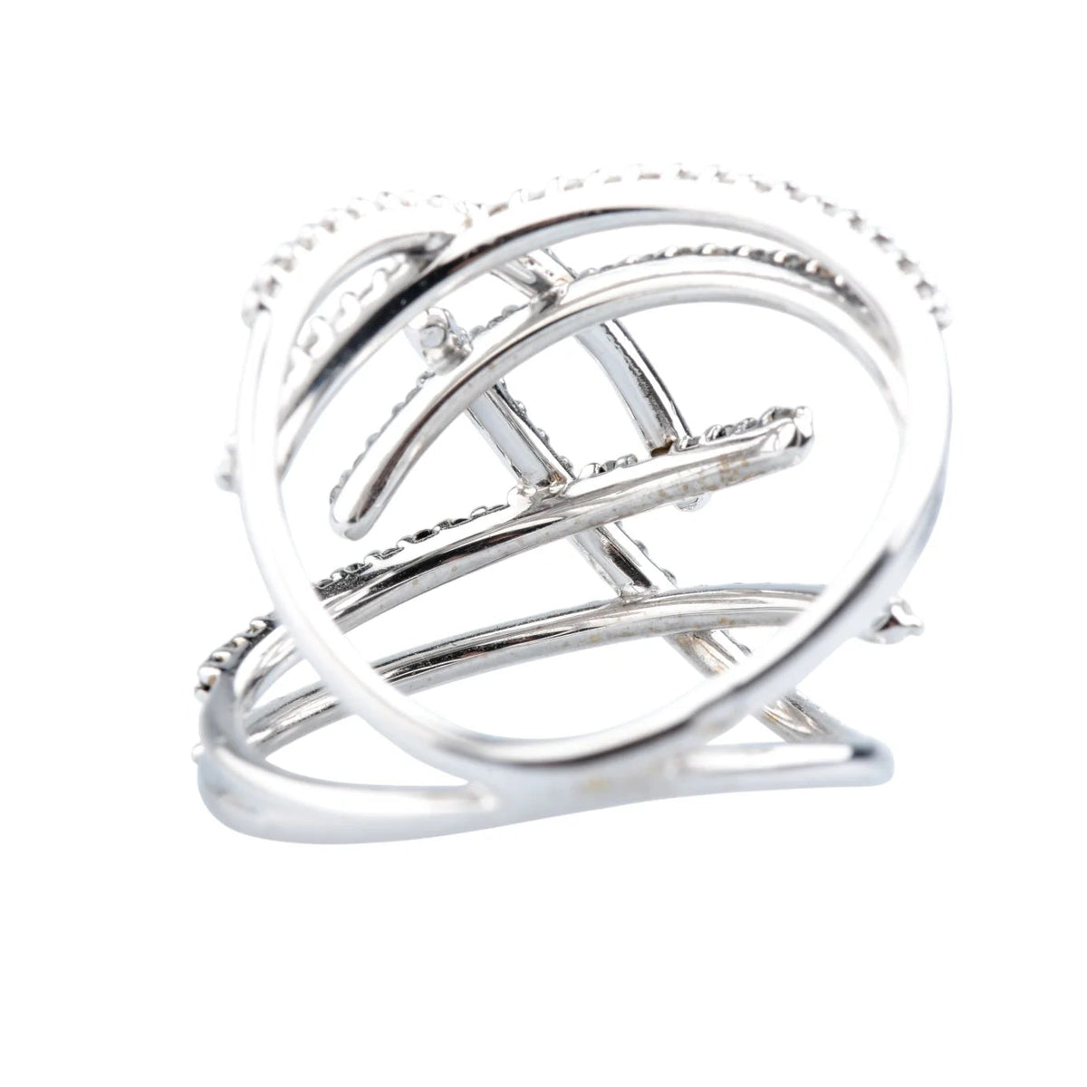 White Gold Diamond Pave Ring