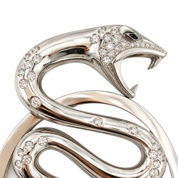 BOUCHERON "Trouble Serpent" GM Pendant in white gold and diamonds