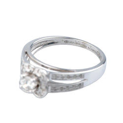 MAUBOUSSIN "Moi aime toi" Entourage Ring in white gold and diamonds