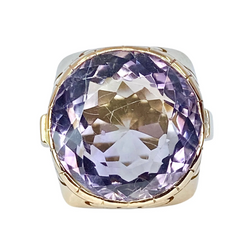Yellow Gold and Amethyst Cocktail Ring