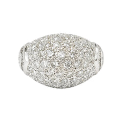 White Gold Diamond Pave Ring