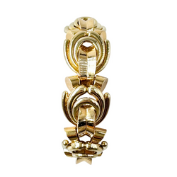 Yellow gold Tank bracelet with geometric-shaped links
