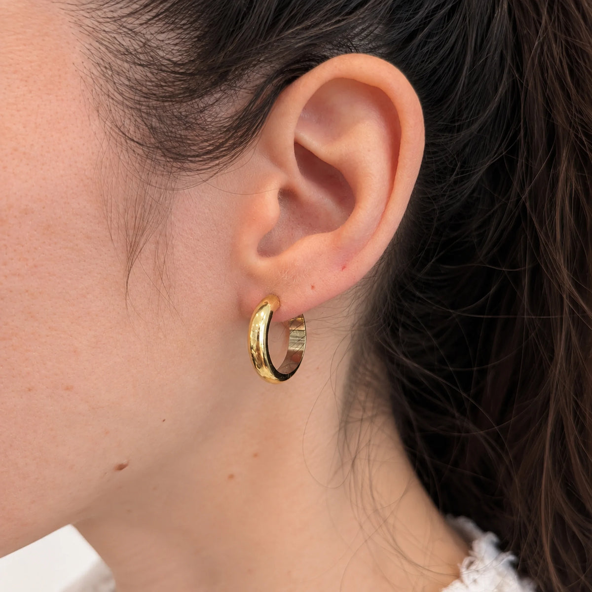 Yellow Gold Hoop Earrings
