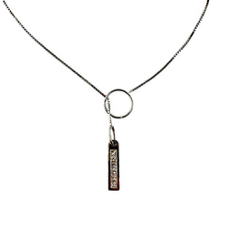 White Gold Necklace with Diamond Pendant