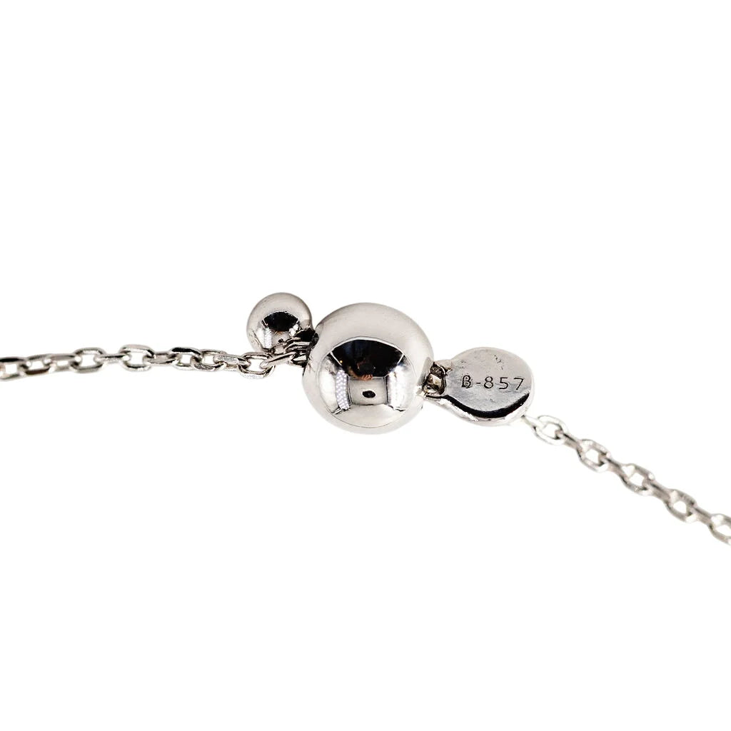 "Ligne" Bracelet in White Gold and Diamonds