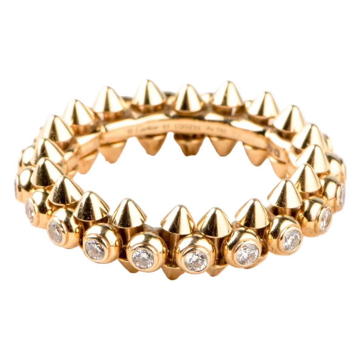 CARTIER "Clash" Ring in Rose gold and Diamonds