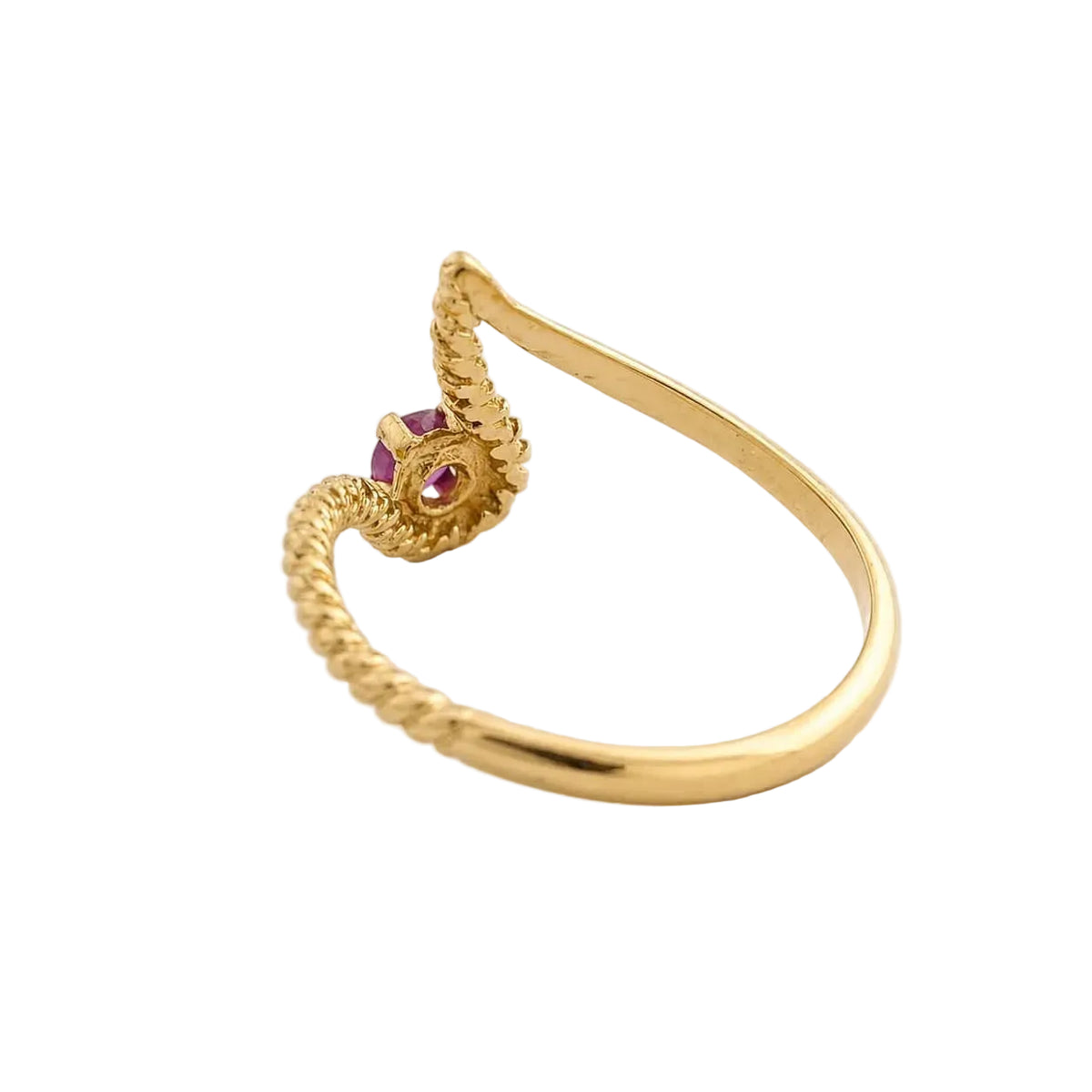 Yellow Gold and Ruby Ring