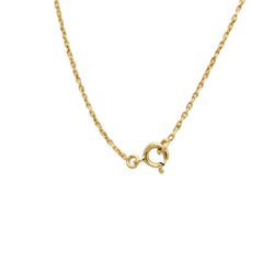 Yellow Gold and Diamond Pendant Necklace