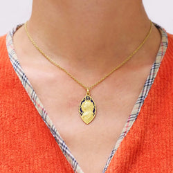 DROPSY Medal in yellow gold and Enamel