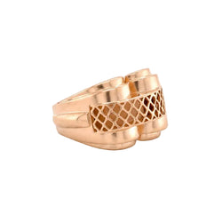 Bague Tank en or rose