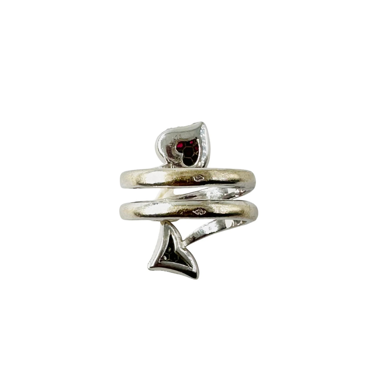 DIOR "Diablotine" Ring in white gold, rubies, and diamonds