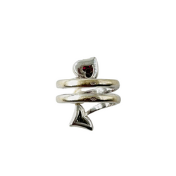 DIOR "Diablotine" Ring in white gold, rubies, and diamonds
