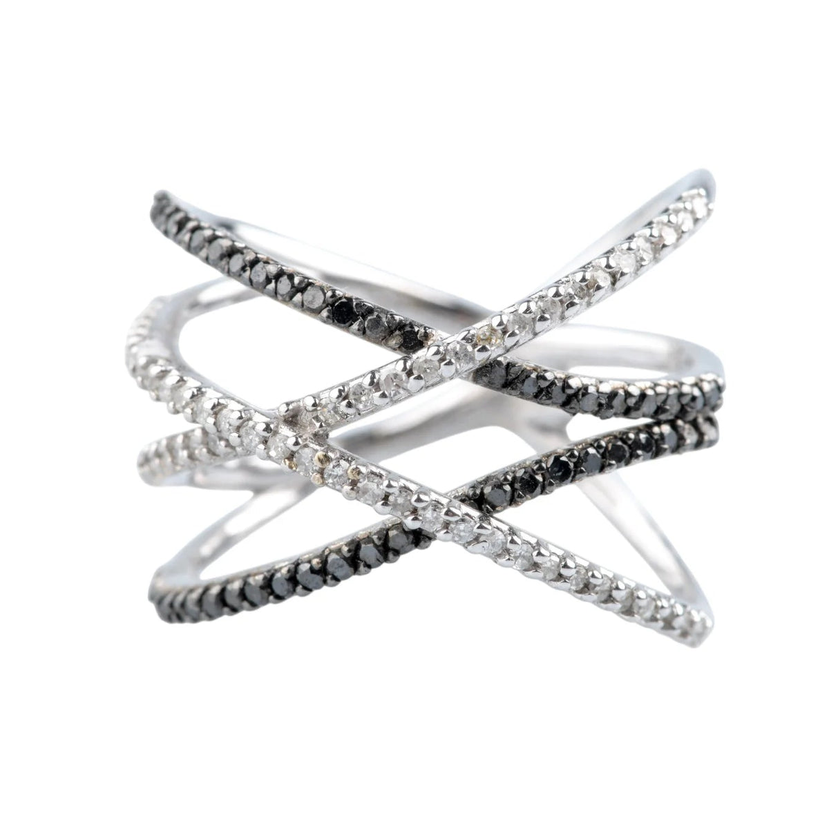 White Gold Diamond Pave Ring
