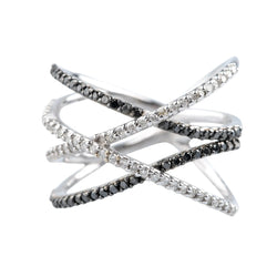 White Gold Diamond Pave Ring
