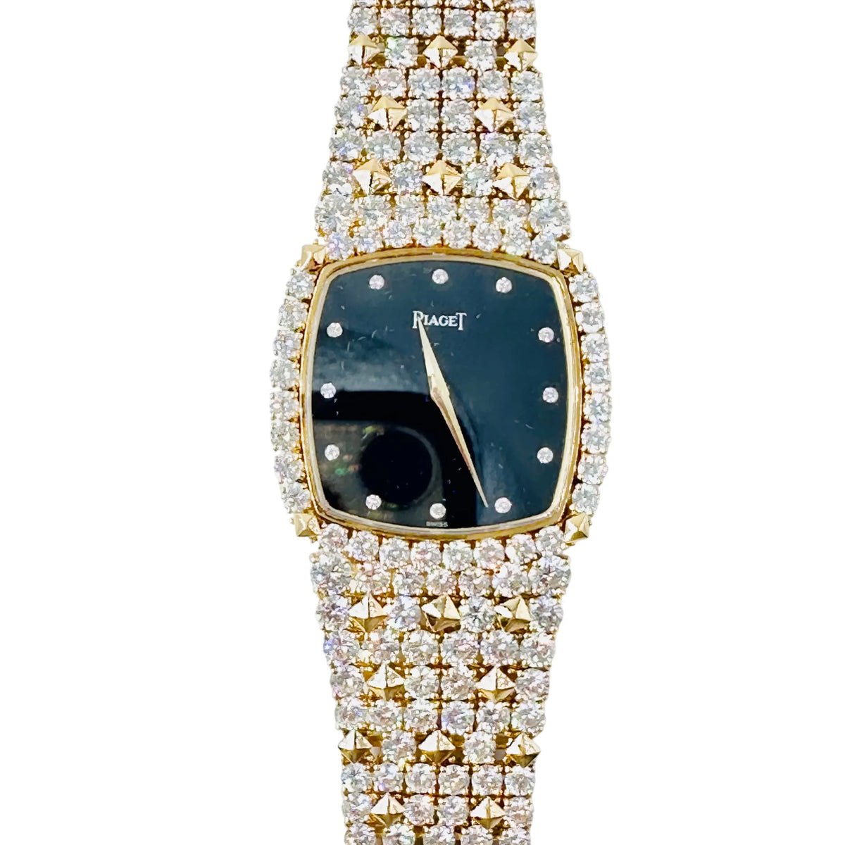 Montre PIAGET en or jaune et diamants