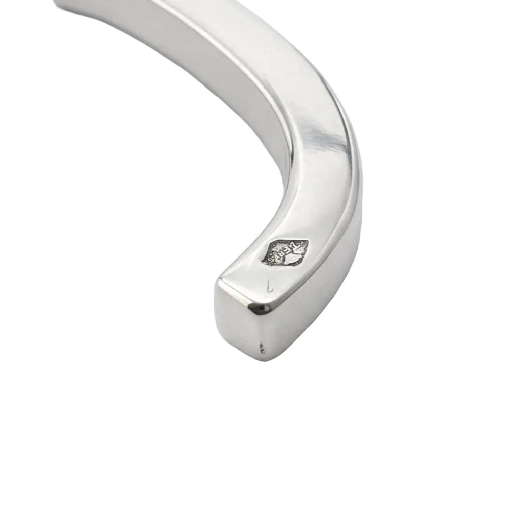 DINH VAN Silver Bangle Bracelet