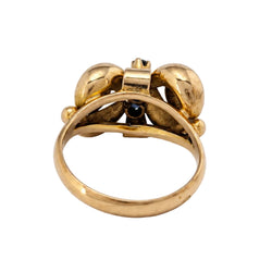 Yellow Gold and Sapphire Ring