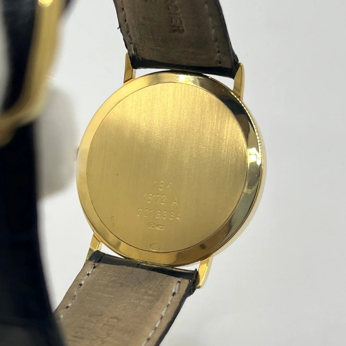BAUME & MERCIER "Classima" Watch in Yellow gold, Stainless Steel, and Leather