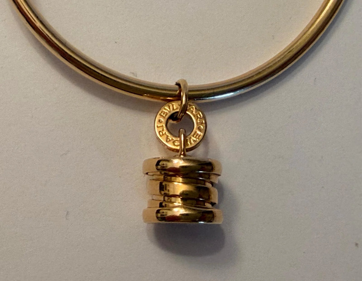BULGARI "B.Zero1" Yellow Gold Hoop Earrings