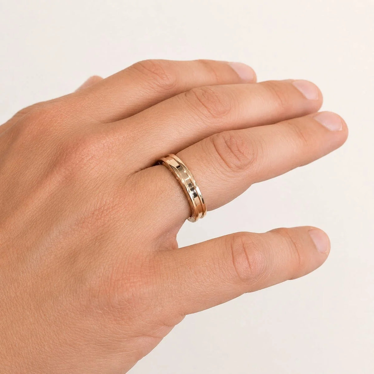 BVLGARI “B.zero1” Wedding Band in Rose gold