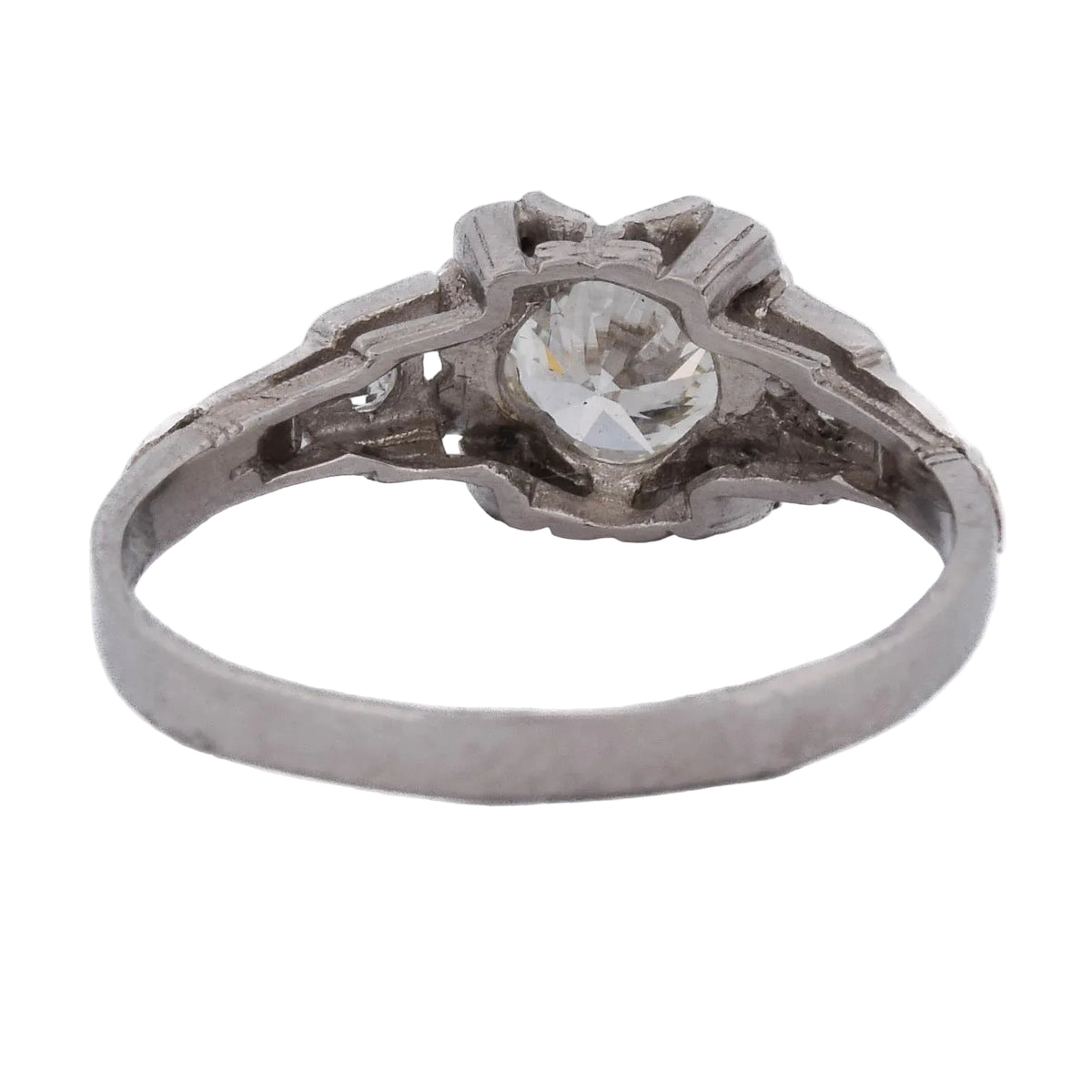 Platinum and Diamond Solitaire Ring