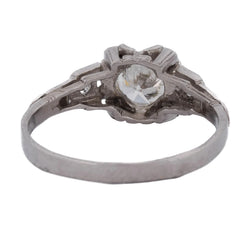 Platinum and Diamond Solitaire Ring
