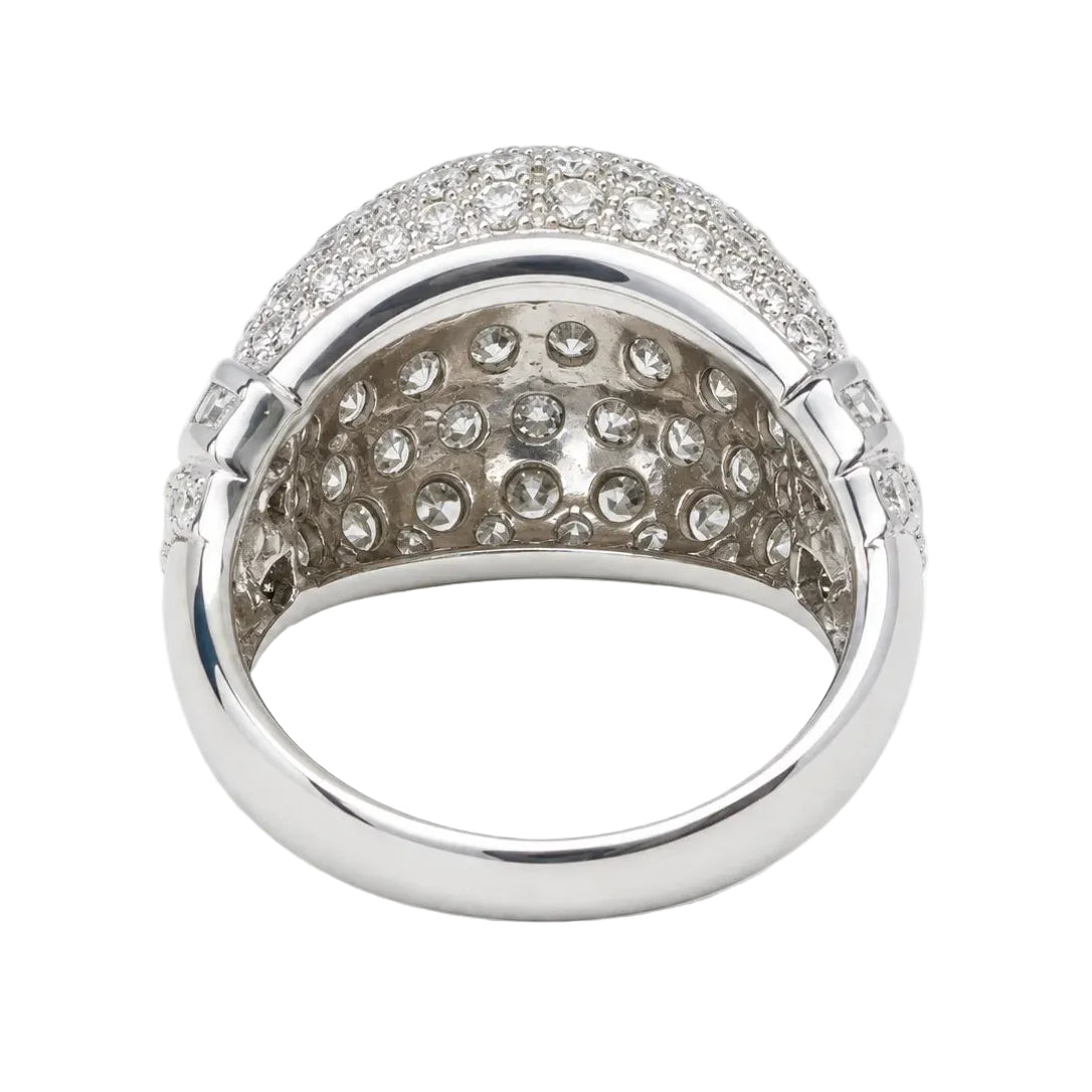White Gold Diamond Pave Ring