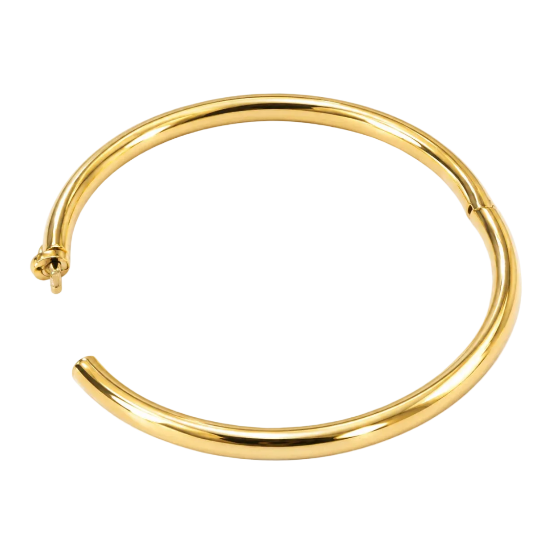 Yellow Gold Bangle Bracelet
