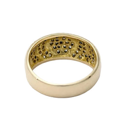 Yellow Gold and Diamond Dome Ring